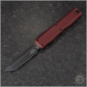 (#11234-1MR) Microtech Merlot Ultratrech Gen IV T/E Black Plain - Front