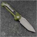 (#1136-10APOD) Microtech OD Green LUDT Gen III Apocalyptic Plain - Back