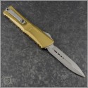 (#1142-10APTA) Microtech Tan Combat Troodon Gen III D/E Apocalyptic PLain - Back