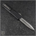 (#1142-11) Microtech Combat Troodon Gen III D/E Stonewash Partially Serrated - Back