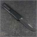 (#1143-1T) Microtech Combat Troodon Gen III S/E Black Plain - Back