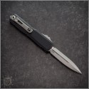 (#11474-10) Microtech Knives UTX-70 Gen IV D/E Stonewash Plain - Back