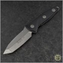 (#114M-10) Microtech Socom Alpha Mini T/E Stonewash - Front