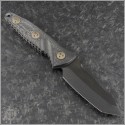 (#114M-1DLCCFS) Microtech Socom Alpha Mini T/E DLC Plain - Back