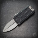 (#1157-10) Microtech Exocet II Stonewash D/E Plain - Front
