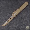 (#119-1CDE) Microtech Dark Earth Ultratech Hellhound Cerakote - Front