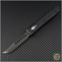 (#119-1DLC) Microtech Ultratech Hellhound DLC Plain Tactical - Front