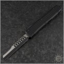 (#119R-1TFRS) Microtech Ultratech Hellhound Razor Black Plain Frag - Front