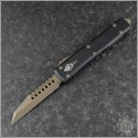 (#119W-13APS) Microtech Ultratech Warlhound Apocalyptic Bronze Plain Signature - Front