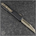 (#119W-13S) Microtech Ultratech Warlhound Bronze Plain Signature - Back