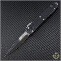 (#120-1-TRI) Microtech Ultratech Bayonet Black Plain Tri-Grip - Front