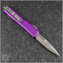 (#120-10VI) Microtech Violet Ultratech Bayonet Stonewash Plain - Back