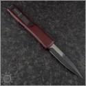 (#120-1MR) Microtech Merlot Ultratech Bayonet Black Plain - Back