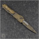 (#120-2CCS) Microtech Coyote Camo Ultratech Bayonet Part Serrated - Back