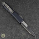 (#120-2) Microtech Ultratech Bayonet Black Partially Serrated - Back