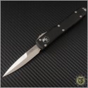 (#120-4CCb) Microtech Ultratech Bayonet Satin Plain Contoured Chassis - Front