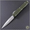 (#120-4OD-TRI) Microtech OD Green Ultratech Bayonet Satin Plain - Front