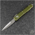 (#120-4OD) Microtech OD Green Ultratech Bayonet Satin Plain - Front