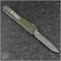 (#121-10DOD) Microtech Distressed OD Green Ultratech S/E Apocalyptic - Back