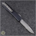 (#121-11) Microtech Ultratech S/E Stonewash Serrated - Contoured Chassis - Back
