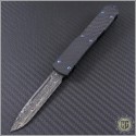 (#121-16CF) Microtech Ultratech S/E Damascus Plain with CF Top - Front