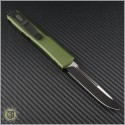 (#121-1CCOD) Microtech OD Green Ultratech Black S/E Plain Contoured Chasis - Back