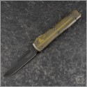 (#121-1DLCTULS) Microtech Ultratech S/E DLC Plain Ultem Top - Front