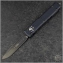 (#121-1DLCT) Microtech Ultratech S/E DLC Plain - Front