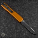 (#121-1OR) Microtech Orange Ultratech S/E Black Plain - Back