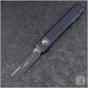 (#121-1T) Microtech Tactical Ultratech Black S/E Plain - Front