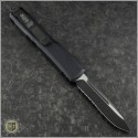 (#121-2TCC) Microtech Ultratech S/E Black Partially Serrated Tactical - Back