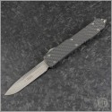 (#121-4CF) Microtech Carbon Fiber Ultratech S/E Satin Plain - Front