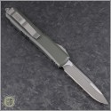 (#121-4OD-Elmax) Microtech OD Green Ultratech S/E Satin Plain - Back