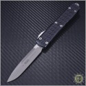 (#121-7-TRI) Microtech Ultratech S/E Bead Blast Plain Tri-Grip - Front