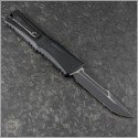 (#1217-1TS) Microtech Combat Troodon Gen III Interceptor Black Plain - Back