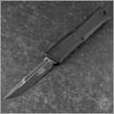 (#1217-1TS) Microtech Combat Troodon Gen III Interceptor Black Plain - Front