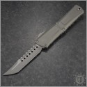 (#1219-10APNCS) Microtech Natural Clear Combat Troodon Gen III Hellhound Tanto Apocalyptic Plain - Front