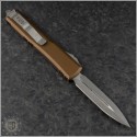 (#122-10APTA) Microtech Tan Ultratech Apocalyptic D/E Plain - Back