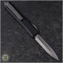 (#122-11CC) Microtech Ultratech D/E Stonewash Partially Serrated w/ Contoured Handle - Back