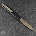 (#122-15AP) Microtech Ultratech D/E Bronze Full Serrated - Back