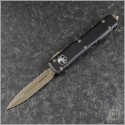 (#122-15AP) Microtech Ultratech D/E Bronze Full Serrated - Front