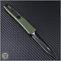 (#122-1CCOD) Microtech OD Green Ultratech Black D/E Plain Contoured Chasis - Back