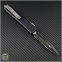 (#122-2CC) Microtech Ultratech D/E Black Partially Serrated - Contoured - Back