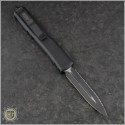(#122-3T) Microtech Ultratech D/E Black Fully Serrated - Back