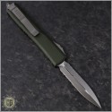 (#122-5OD) Microtech OD Green Ultratech D/E Satin Partially Serrated - Back