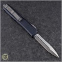 (#122-6) Microtech Ultratech Satin D/E Fully Serrated Contoured Chasis - Back