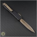 (#122-D15) Microtech Ultratech D/E Double Serrated Contoured Handle - Back