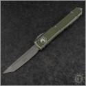 (#123-10DOD) Microtech Distressed OD Green Ultratech T/E Apocalyptic Plain - Front