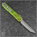 (#123-10Z) Microtech Ultratech Zombie Tanto Stonewash Plain - Back