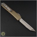 (#123-11TACC) Microtech Tan Ultratech Stonewash T/E Plain Contoured Chasis - Back